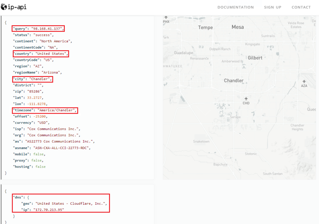 ip-api test