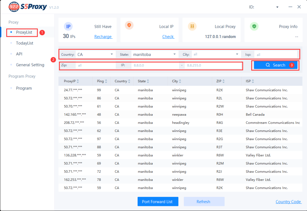 922 S5 Proxy Search IP