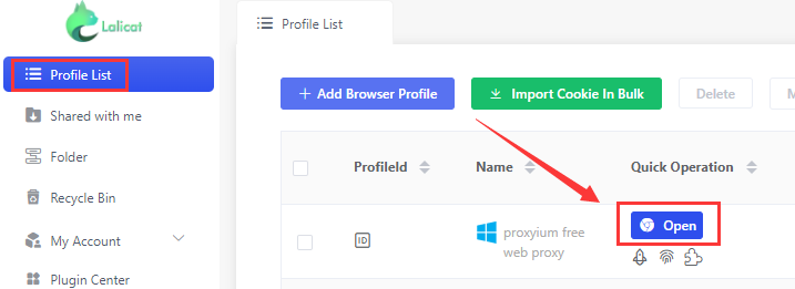 Run the browser
