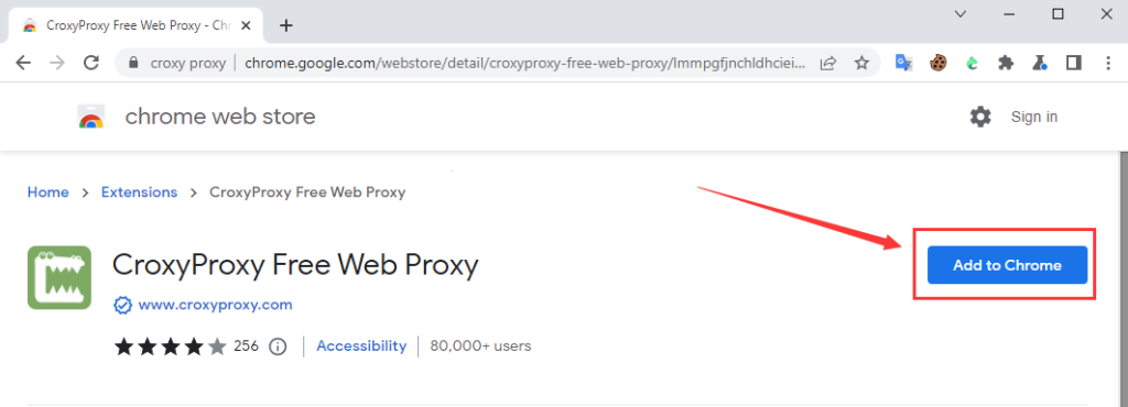 Download Croxy Proxy extension