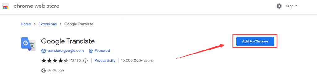 Install the Chrome extension